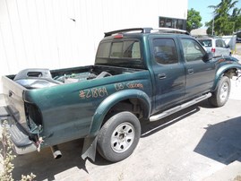 2003 TOYOTA TACOMA GREEN LX DOUBLE CAB 3.4L AT 2WD Z18159